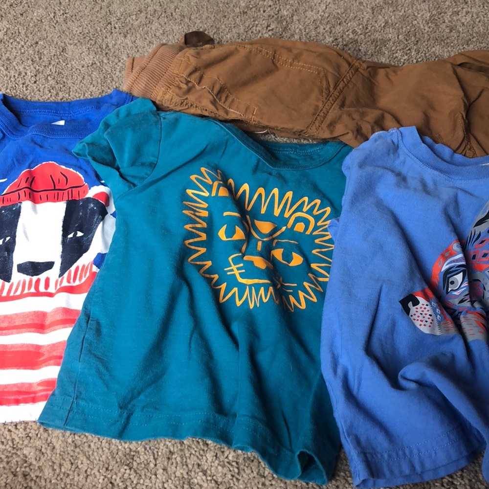 EUC Tea 2T bndle 3 long/ 1 shirt NWOT pants sweats